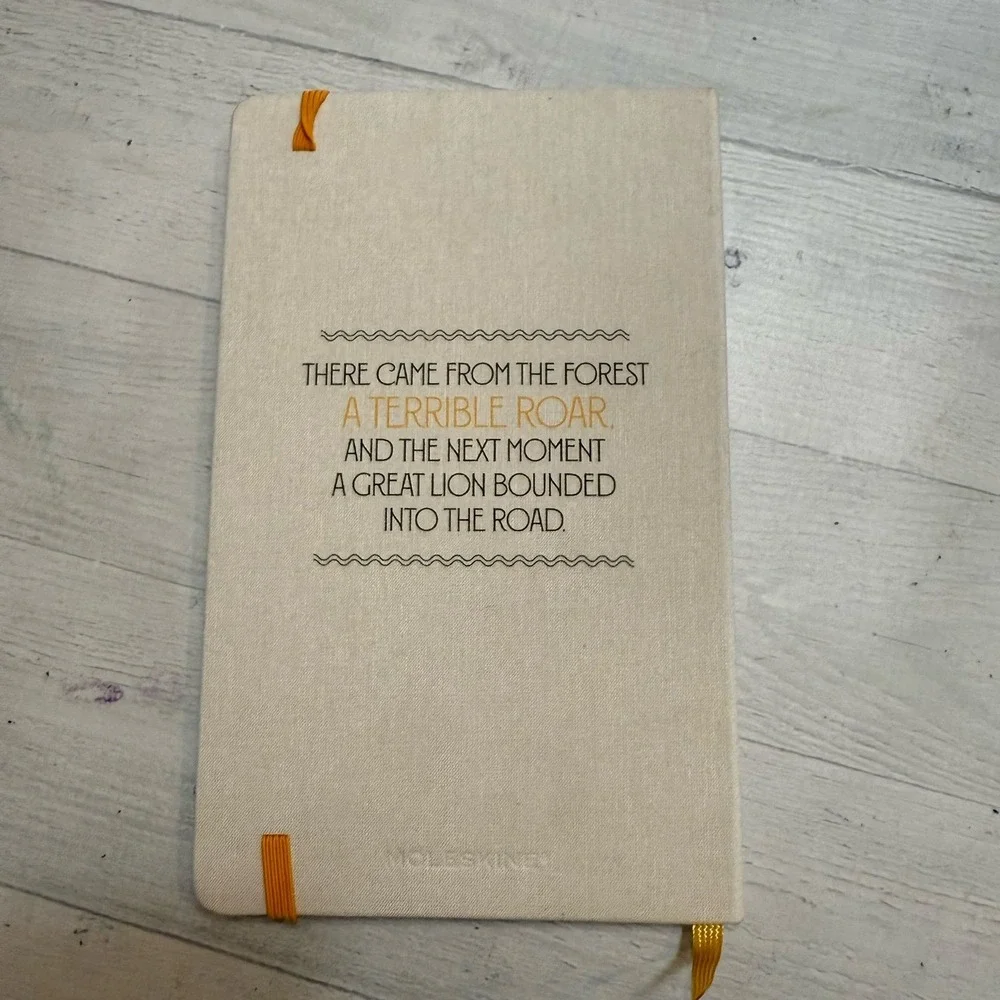Moleskine Limited Edition Wizard of Oz Notebook, cowardly lion (5